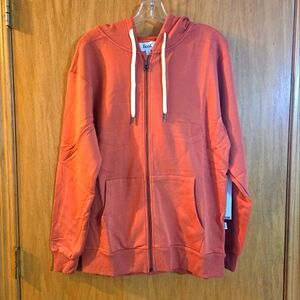 Feat Treecell Unisex Plush Zip Hoodie NWT